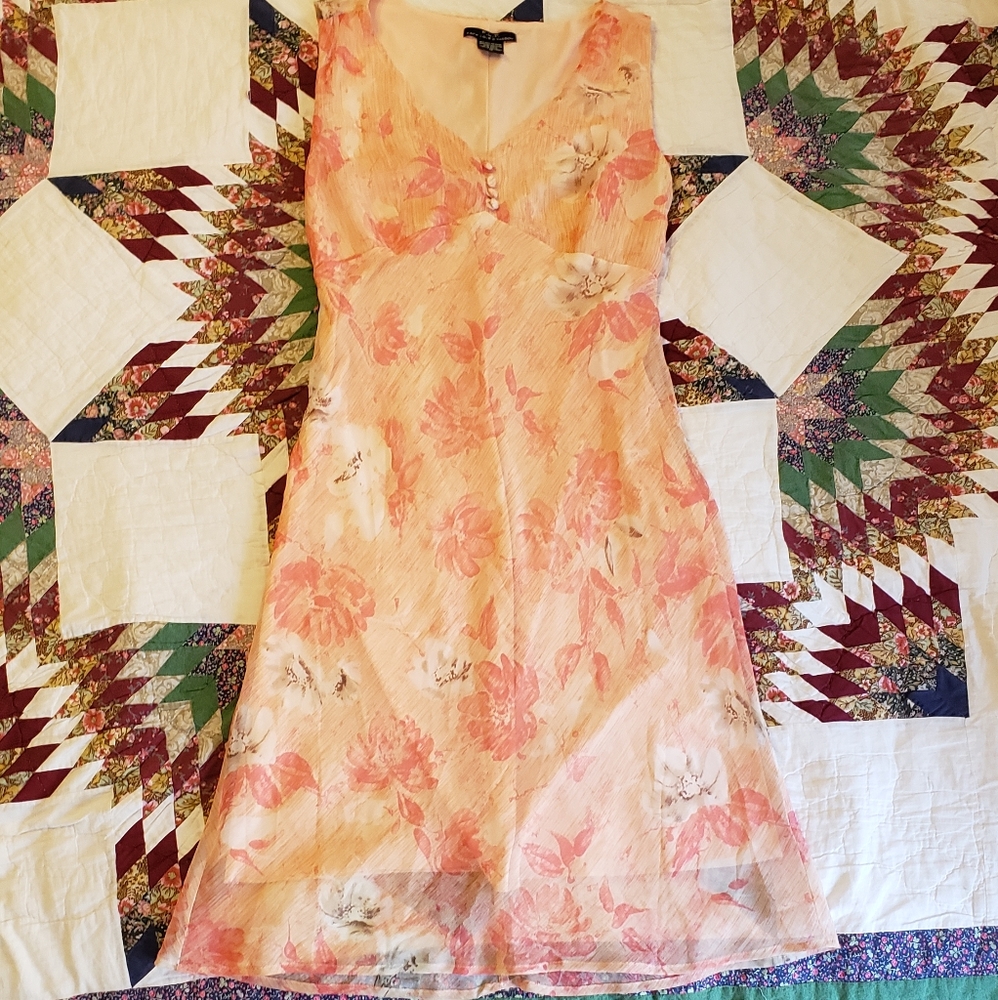 Floral print dress